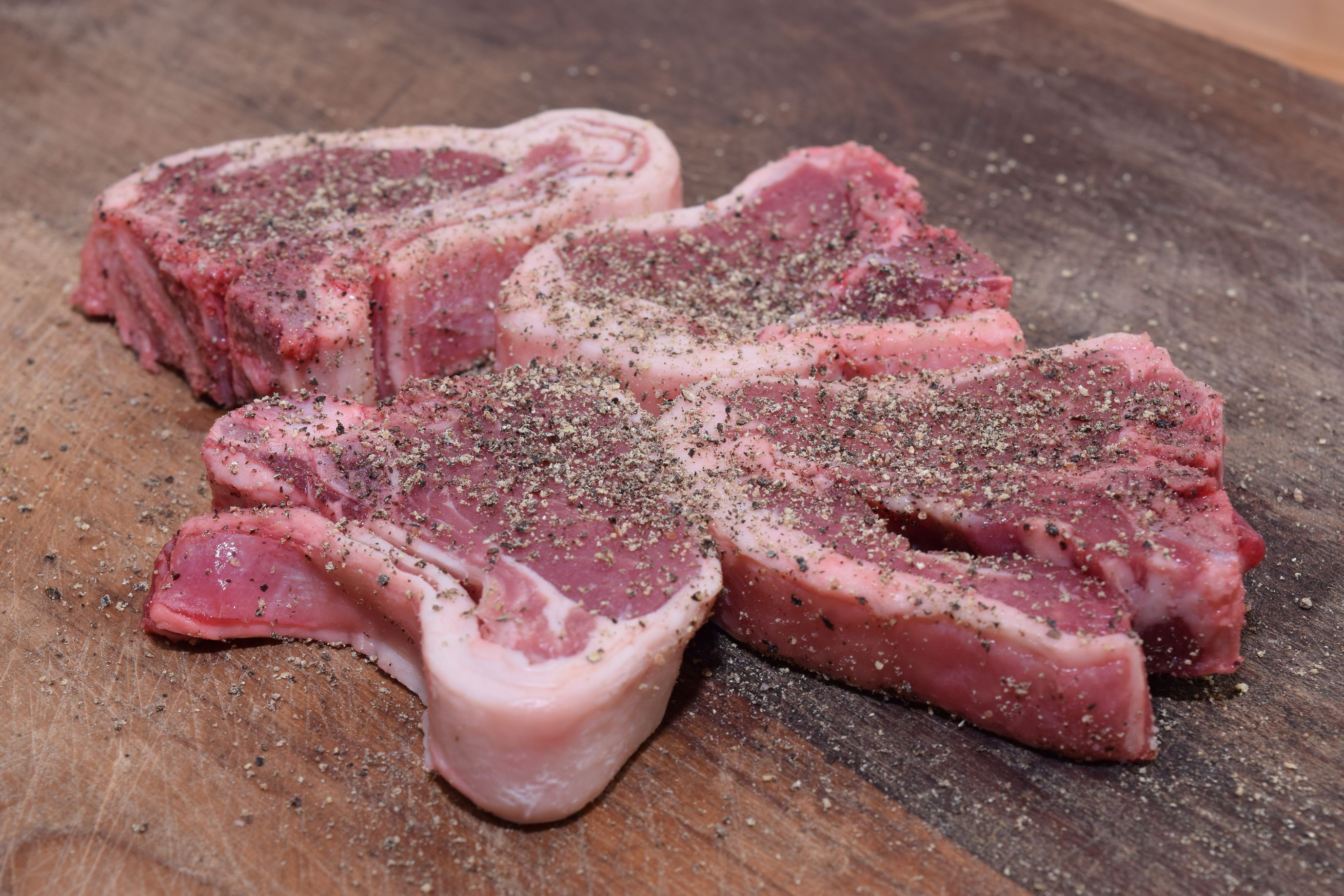 double lamb chops